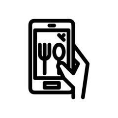 mobile phone icon vector