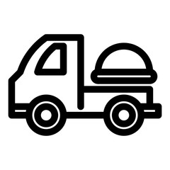 truck icon vector illustration