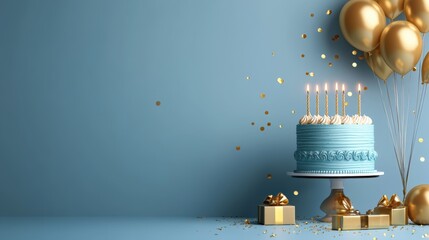Create a stunning birthday invitation card design online digital art festive whimsical midjourney concept