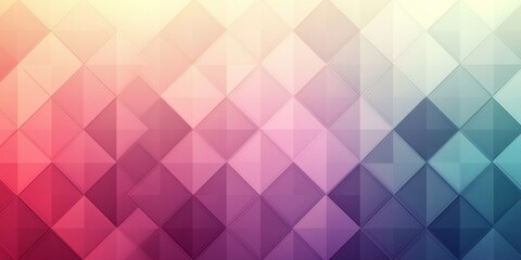 Obraz premium Abstract geometric pattern with gradient squares creates modern background
