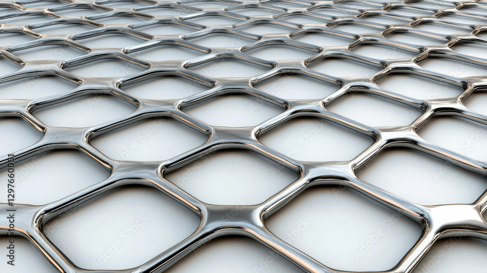 Poster close up of graphene sheet showcasing its ultra thin structure and unique pattern