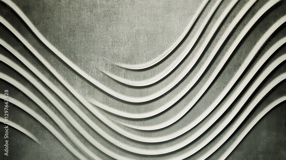 Poster modern pattern design on tablet cover with dynamic lines