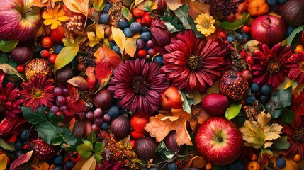 Playful Thanksgiving Decoration with Natural Motifs