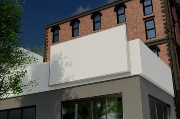 empty room with a picture frame | Billboard Frame on Wall Mockup Photos