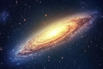 Fototapeta premium spiral galaxy in space