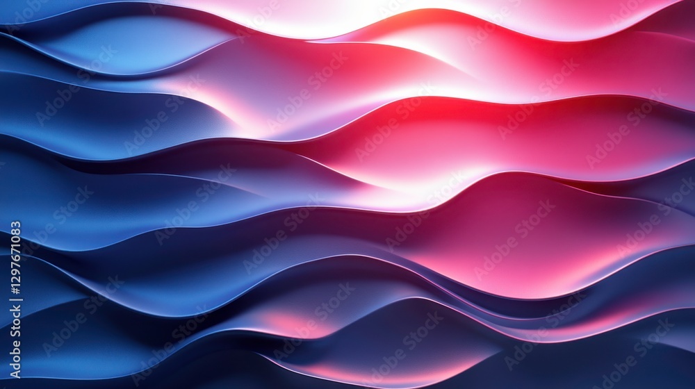Poster stylish notebook cover with soft gradient patterns