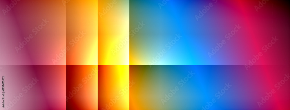 Poster light shadow lines dynamic gradient background