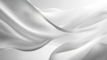 Obraz premium White silk, silky smooth like milk
