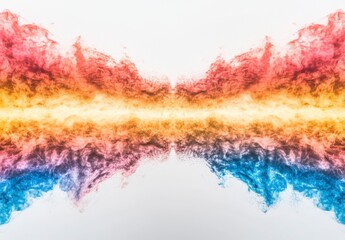 Fototapeta premium Vibrant Color Explosion with Abstract Pattern and Textured Design