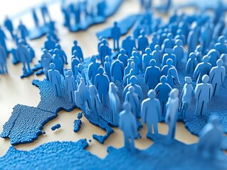 Europe Population Density Map