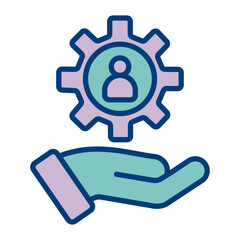 Human Resources Vector Icon Design
