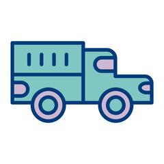 Truck Vector Icon Design