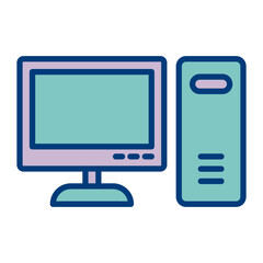 Computer Vector Icon Design