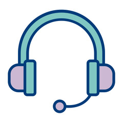 Headset Vector Icon Design