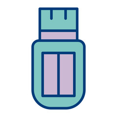 Usb Stick Vector Icon Design