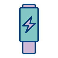 Thunderbolt Vector Icon Design