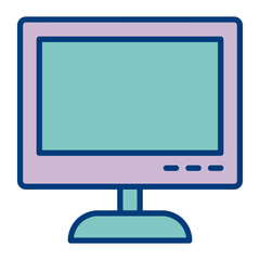 Lcd Vector Icon Design