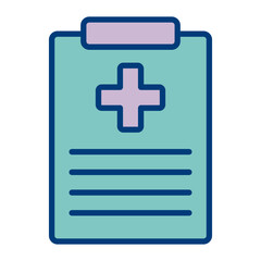 Health Report Vector Icon Design