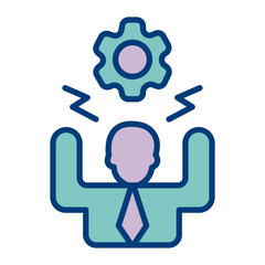 Overwork Vector Icon Design