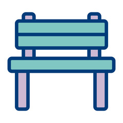 Bench Vector Icon Design
