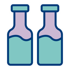 Bottles Vector Icon Design