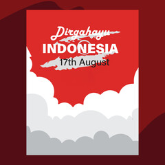 Indonesia Independence Day Poster Template