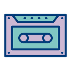 Obraz premium Cassette Icon Design