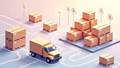 Efficient Logistics Solutions Optimizing Supply Chain Management Through Delivery Transportation Design