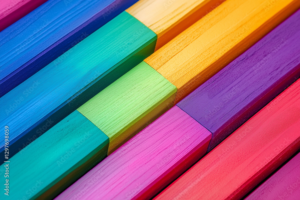Poster rainbow color spectrum abstract pattern