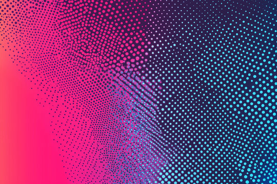 Halftone horizontal gradient pattern background