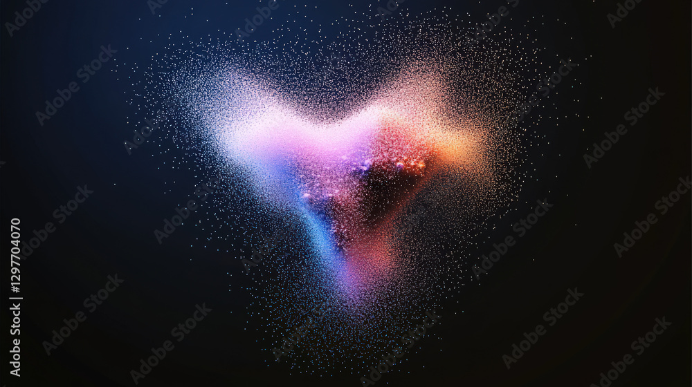 Poster particle vortices diverging towards the periphery