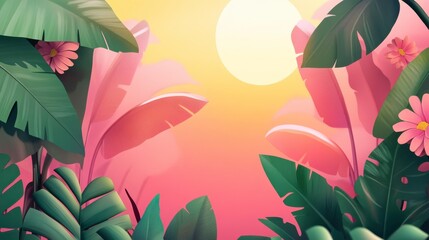 Nature Meets Technology in Organic Blending Illustration