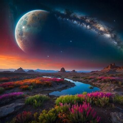 Cosmic Tales: Wandering Through an Alien Wonderland