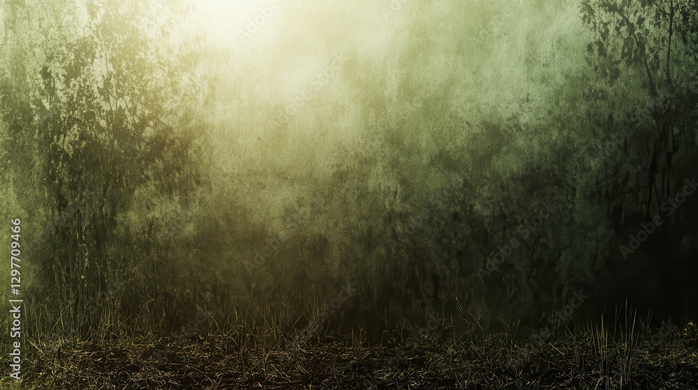 Poster soft organic textures with subtle gradients on canvas