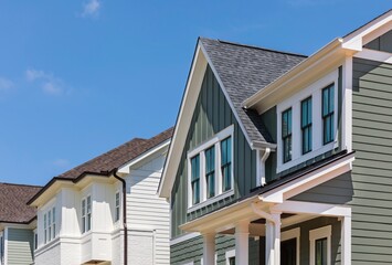 Close-up two story classic style home