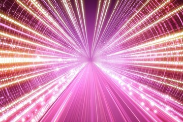 Abstract Light Burst with Vibrant Colors and Dynamic Energy Effects