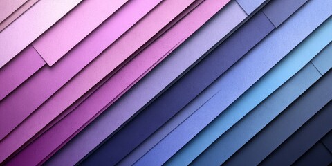 Obraz premium Diagonal arrangement of overlapping rectangles creating a color gradient