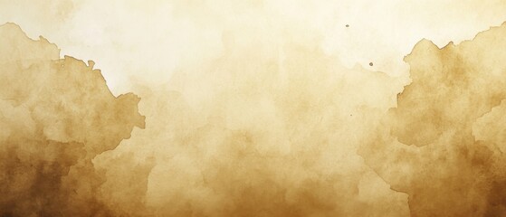 Atmospheric watercolor texture with warm brown hues creating a vintage and artistic background perfect for design projects and creative compositions