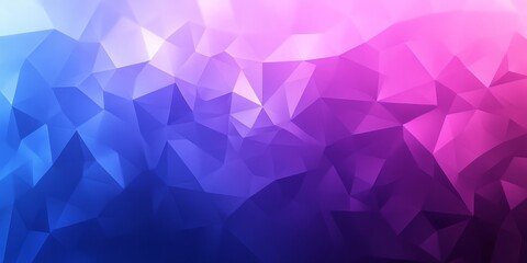 Fototapeta premium Abstract low poly background featuring blue purple and pink hues