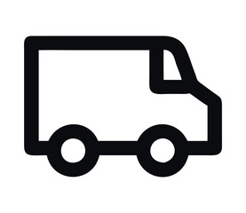 Icon user interface delivery truck