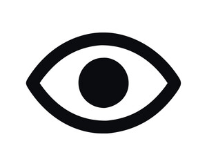 Icon user interface eye line art