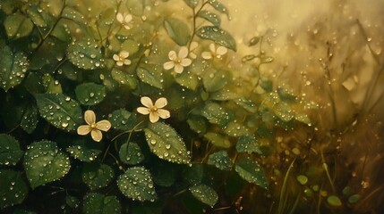 The freshness of the first clear after the rain