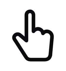 Icon user interface hand pointer