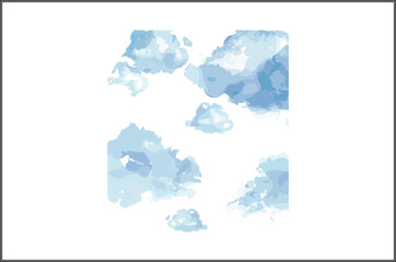 Pink Watercolor Circle Clipart &ndash; Hand-Painted Abstract Vector Design