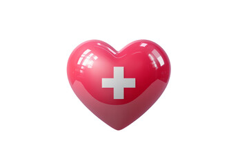 Obraz premium Healthcare Heart Symbol Isolated