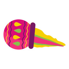 Holi Festival Colors in Stylish Pots