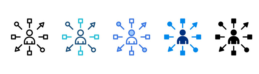 Skill Icon set multiple style collection
