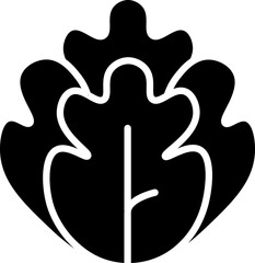 Cabbage Vector - Fresh and Healthy Vegetable Silhouette Icons