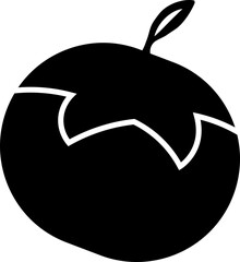 Tomato Vector - Fresh and Healthy Vegetable Silhouette Icons