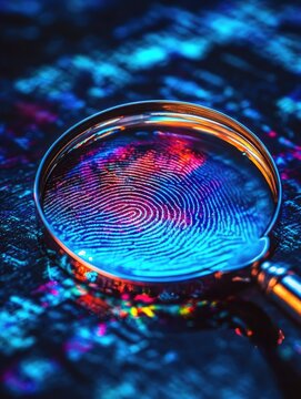 Fingerprint Magnification, Forensics, Crime Scene Investigation